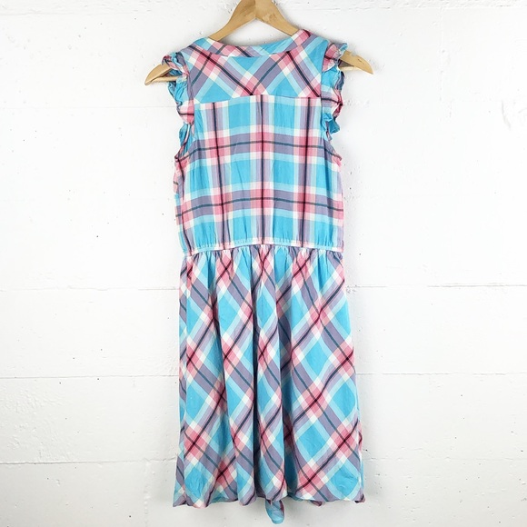 Kensie Plaid Summer Dress - Picture 8 of 9